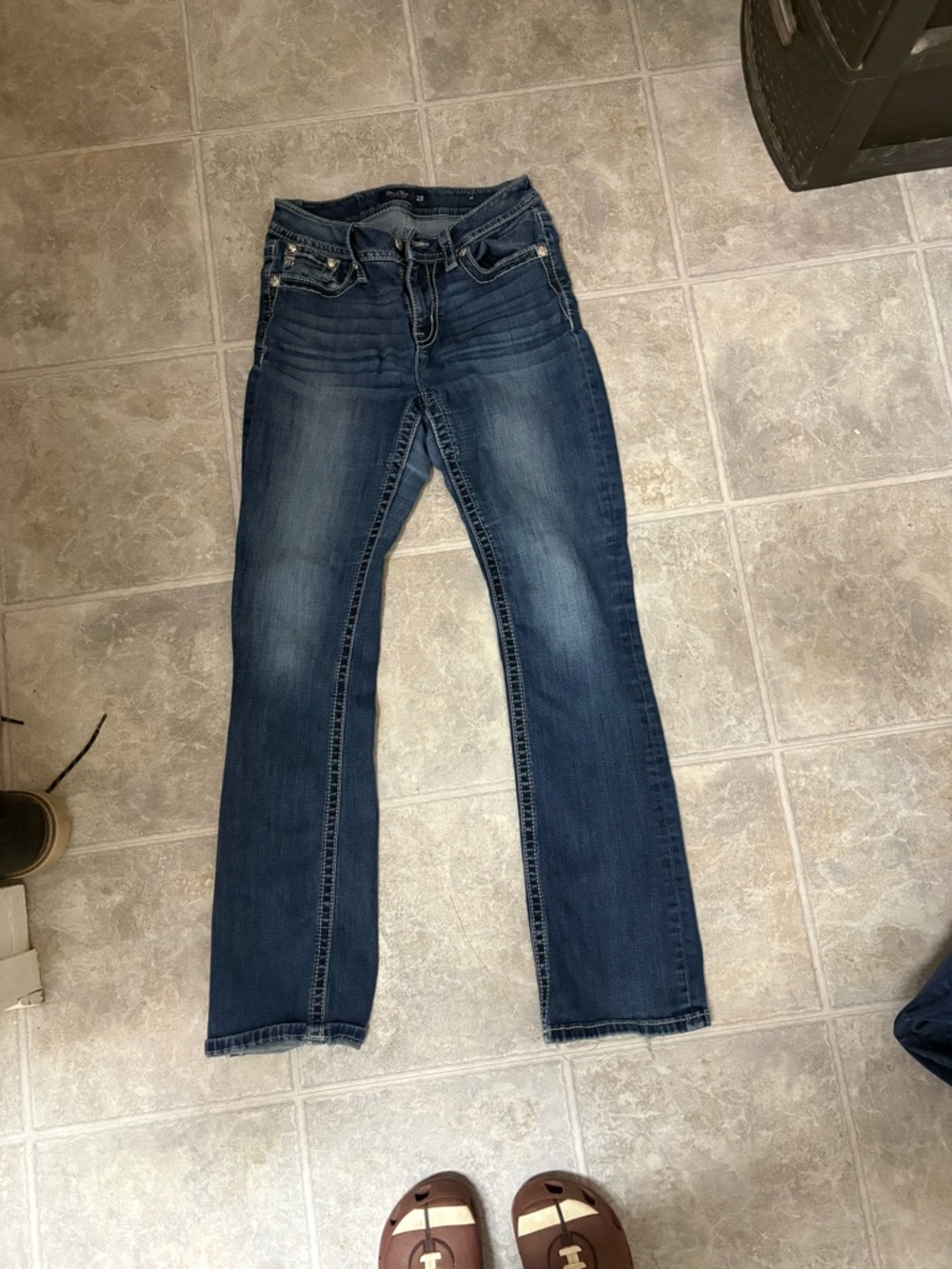 Miss Me Women's Boot Cut Jeans in Medium Blue Wash
